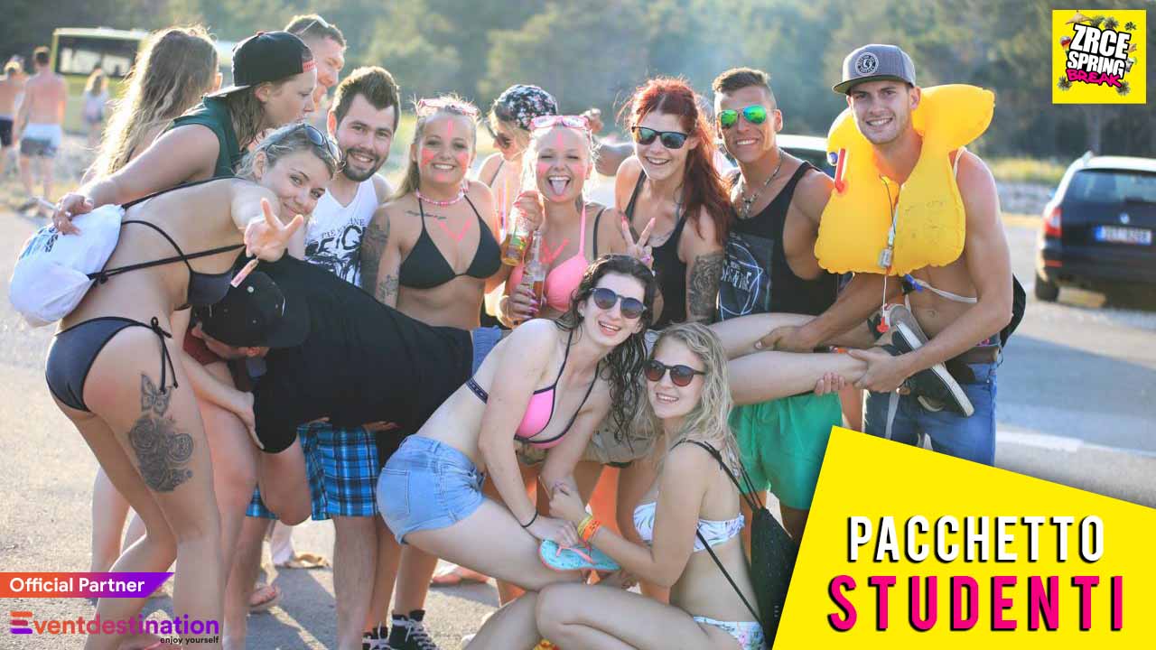 Pacchetto STUDENTI ZRCE SPRING BREAK