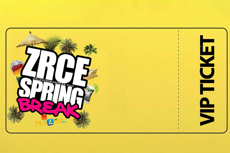 Ticket Vip Zrce Spring Break